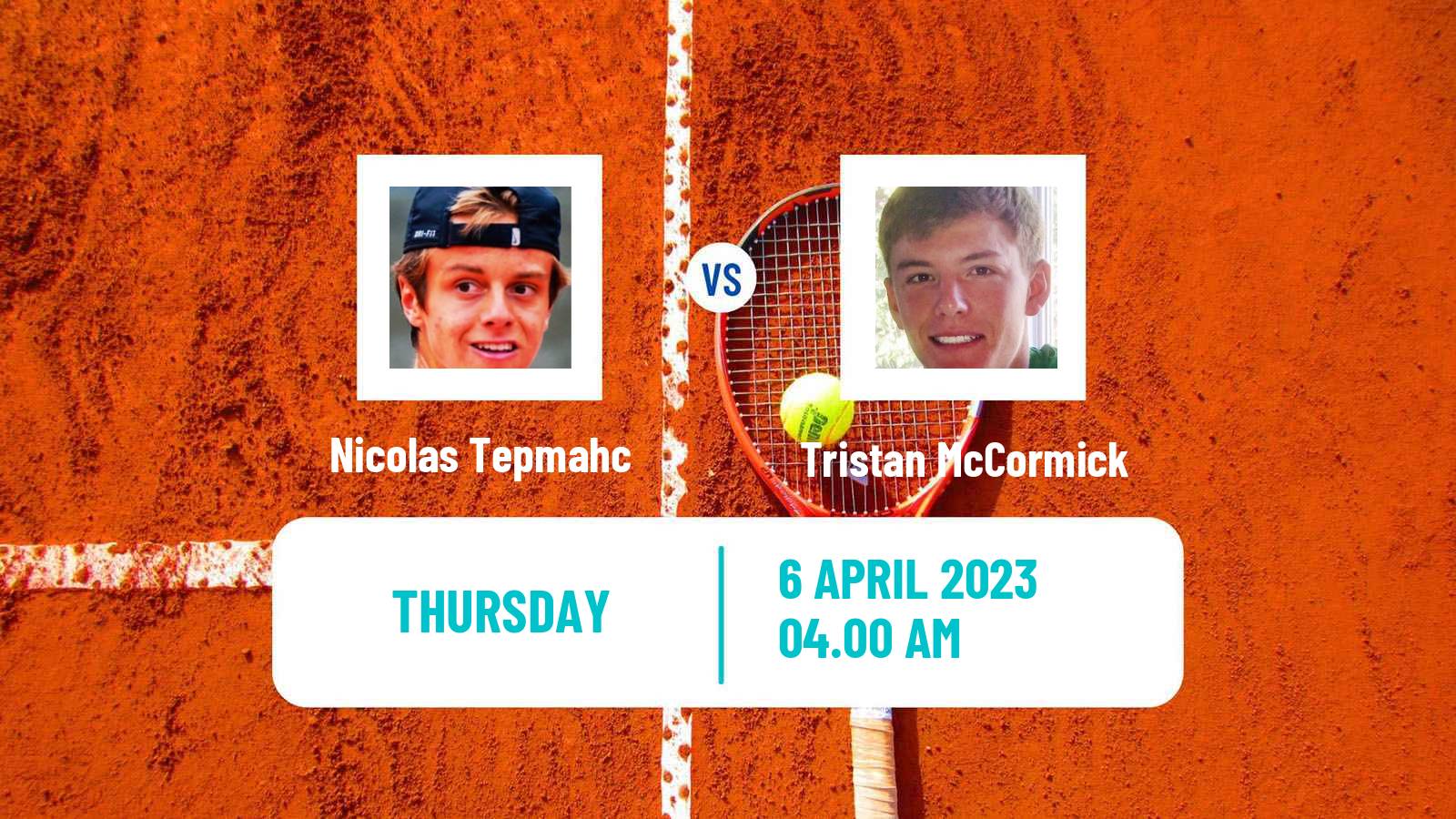 Tennis ITF Tournaments Nicolas Tepmahc - Tristan McCormick