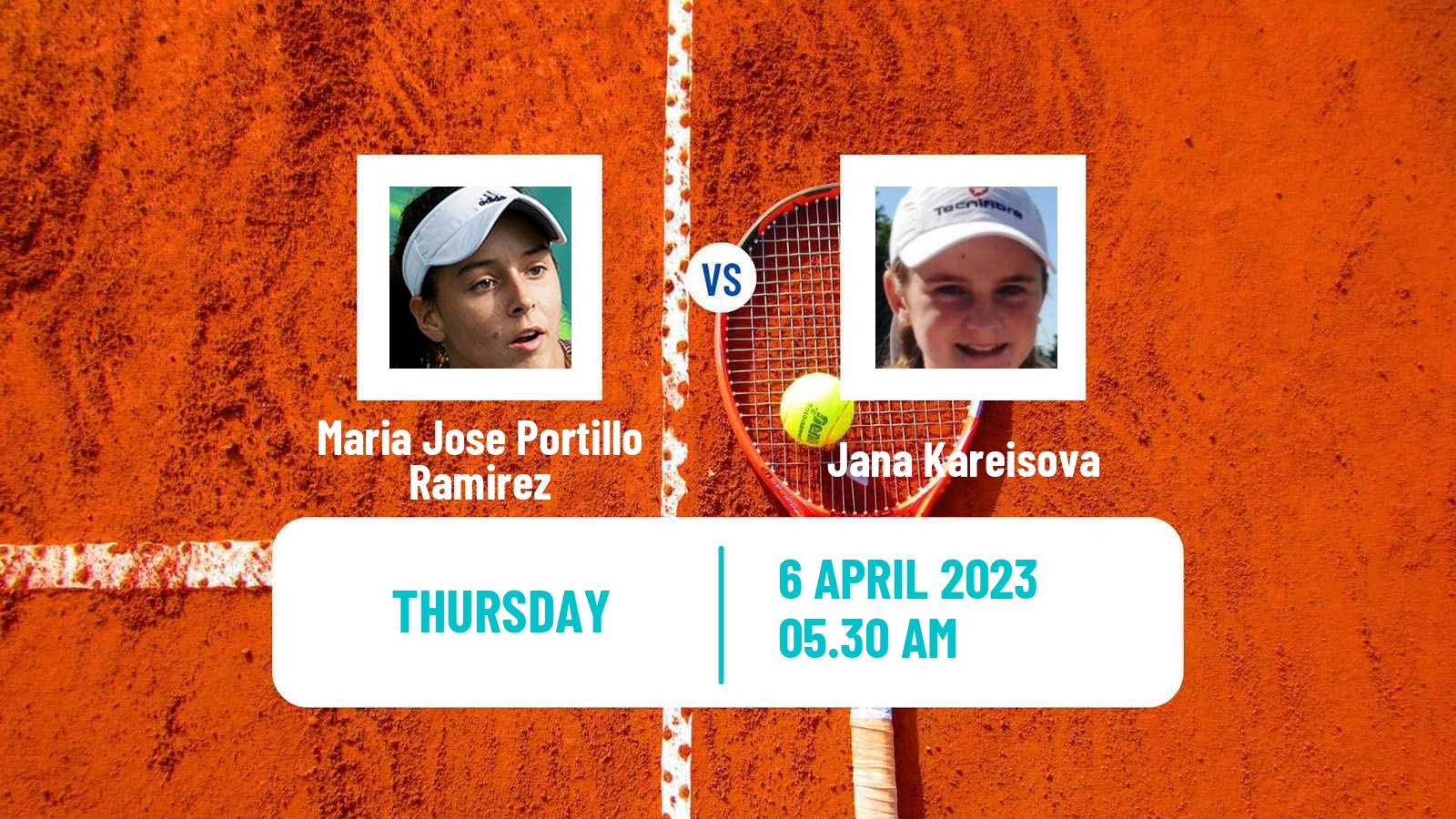 Tennis ITF Tournaments Maria Jose Portillo Ramirez - Jana Kareisova