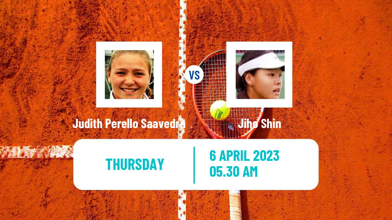 Tennis ITF Tournaments Judith Perello Saavedra - Jiho Shin