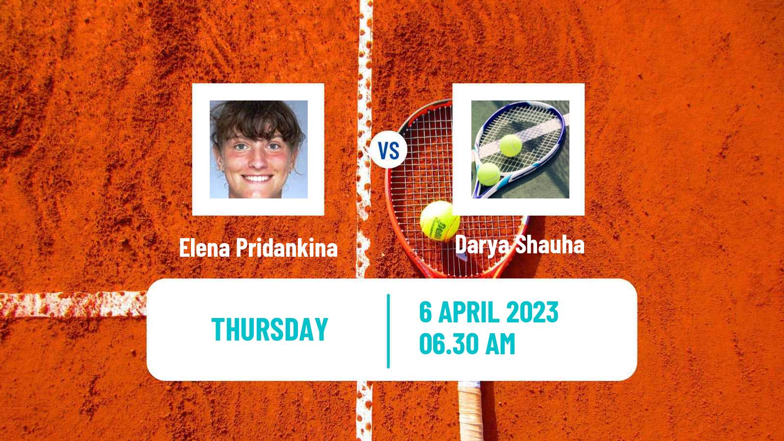 Tennis ITF Tournaments Elena Pridankina - Darya Shauha