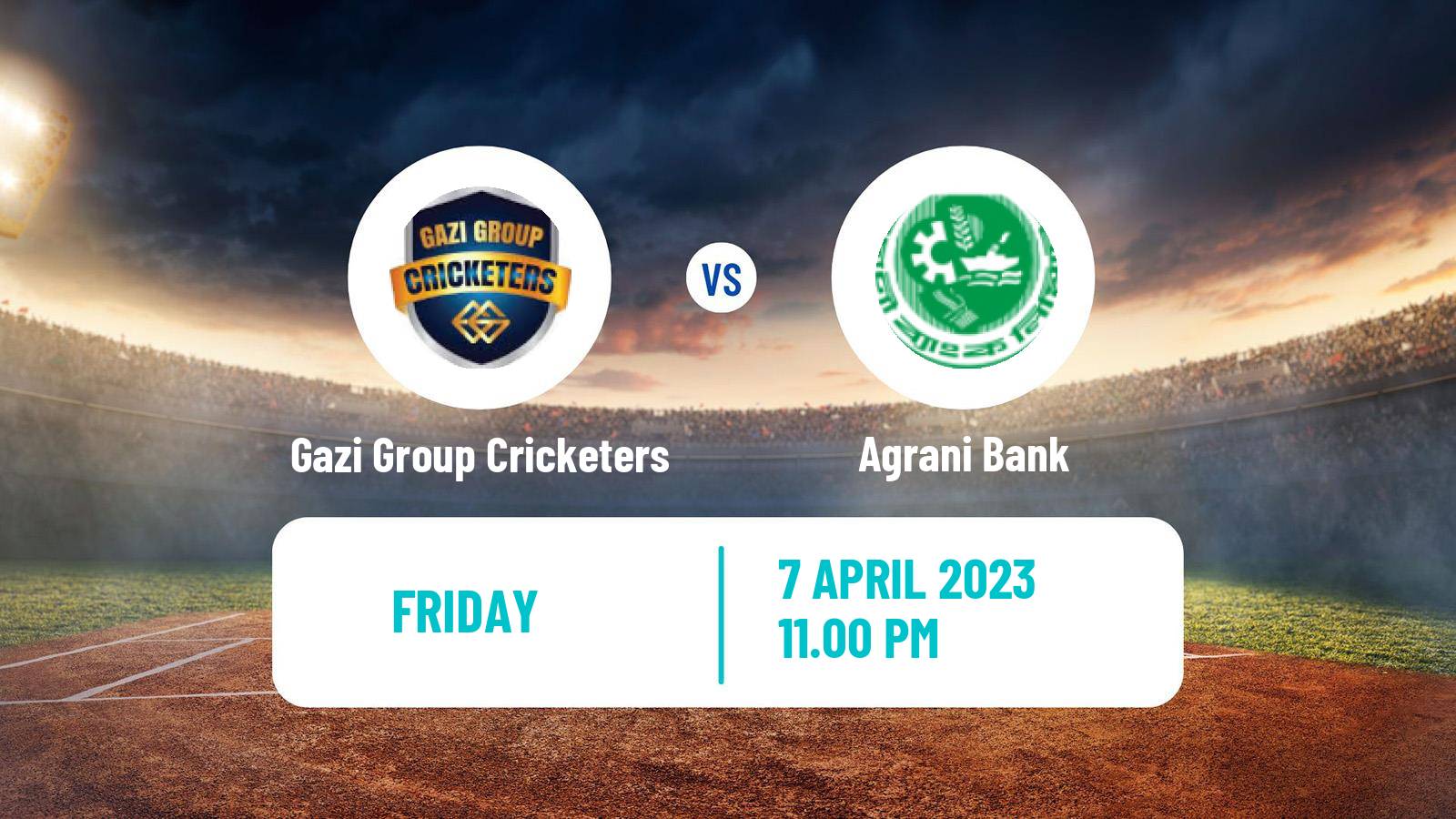 Cricket Bangladesh Dhaka Premier League Gazi Group Cricketers - Agrani Bank