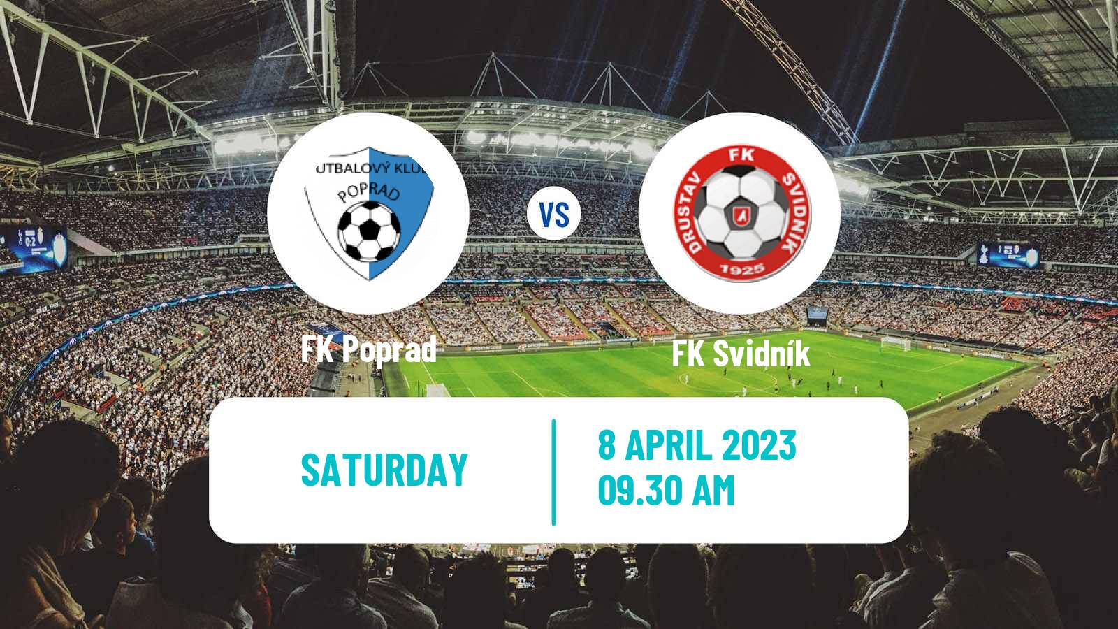 Soccer Slovak 3 Liga East Poprad - Svidník