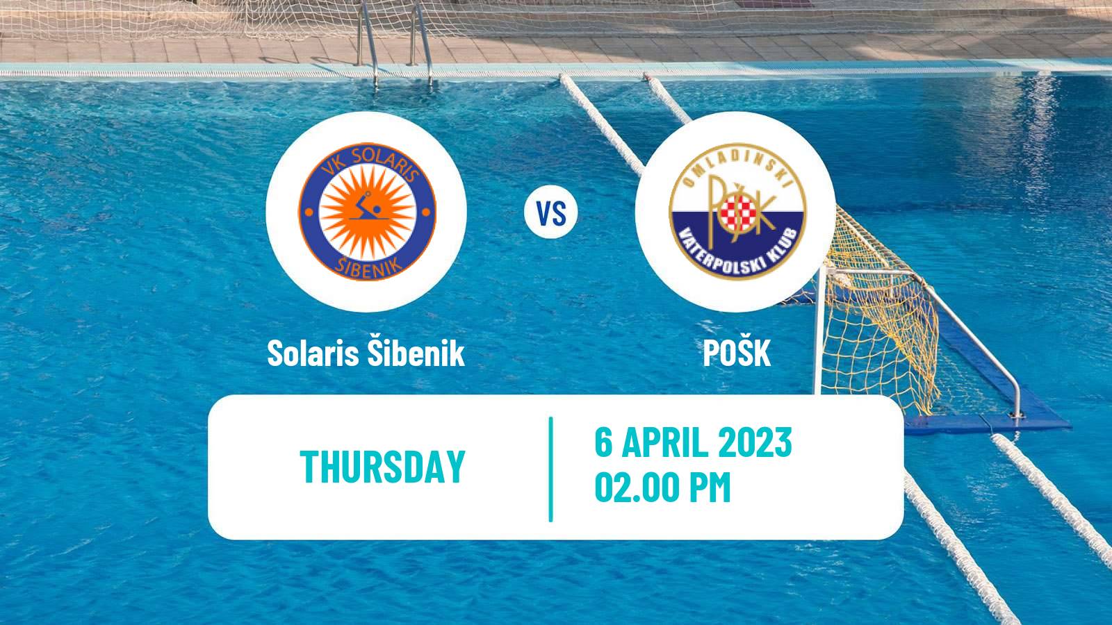 Water polo Croatian Water Polo Prva Liga Solaris Šibenik - POŠK