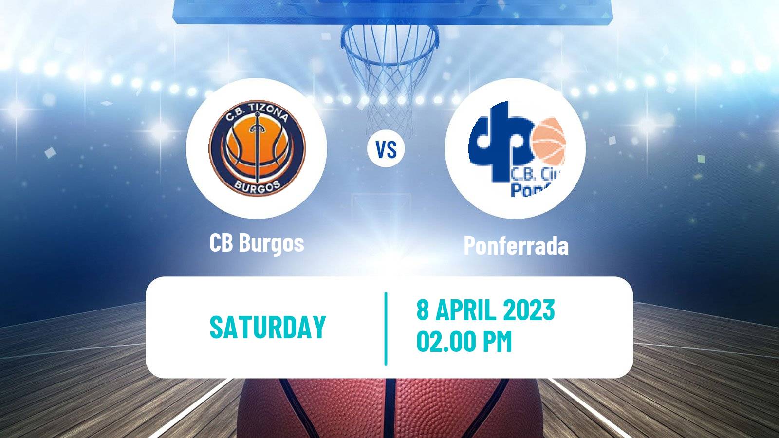 Basketball Spanish LEB Plata Burgos - Ponferrada