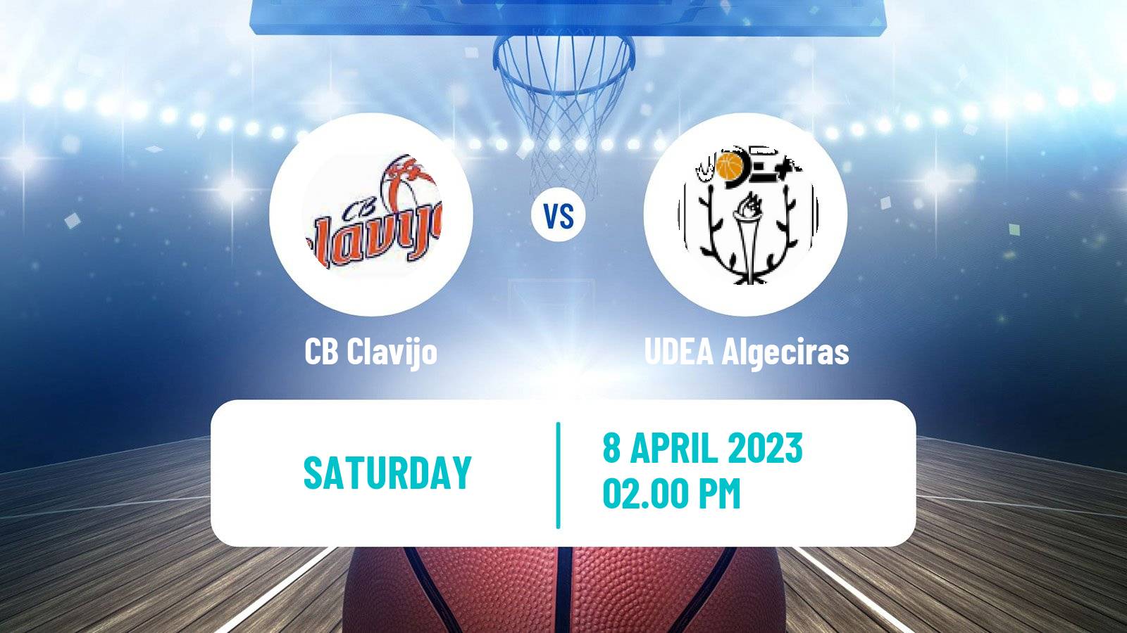 Basketball Spanish LEB Plata Clavijo - UDEA Algeciras