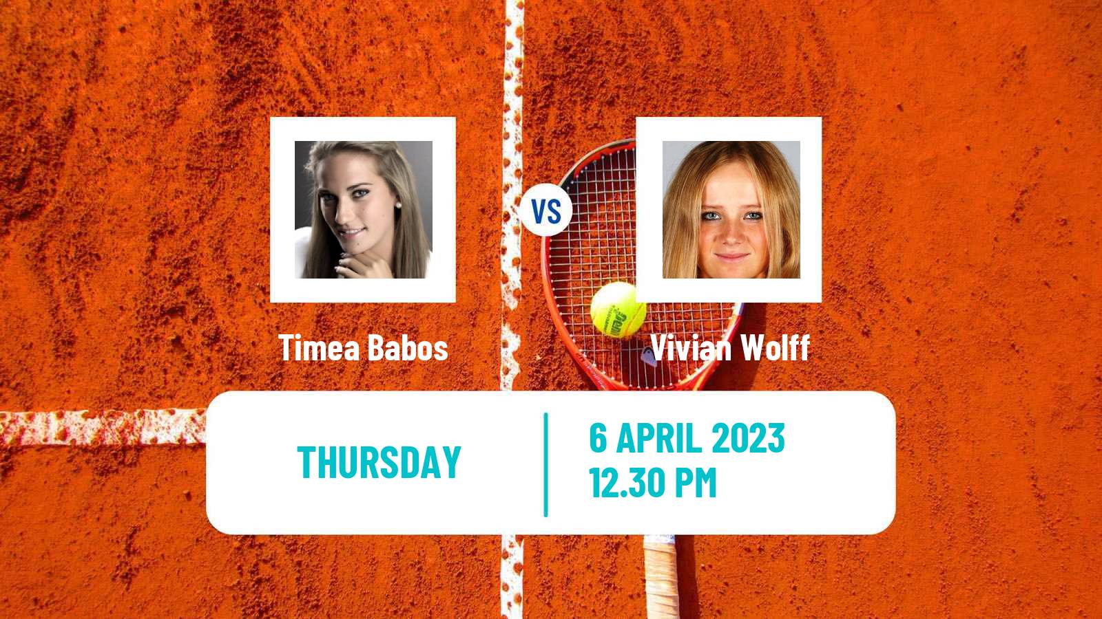 Tennis ITF Tournaments Timea Babos - Vivian Wolff