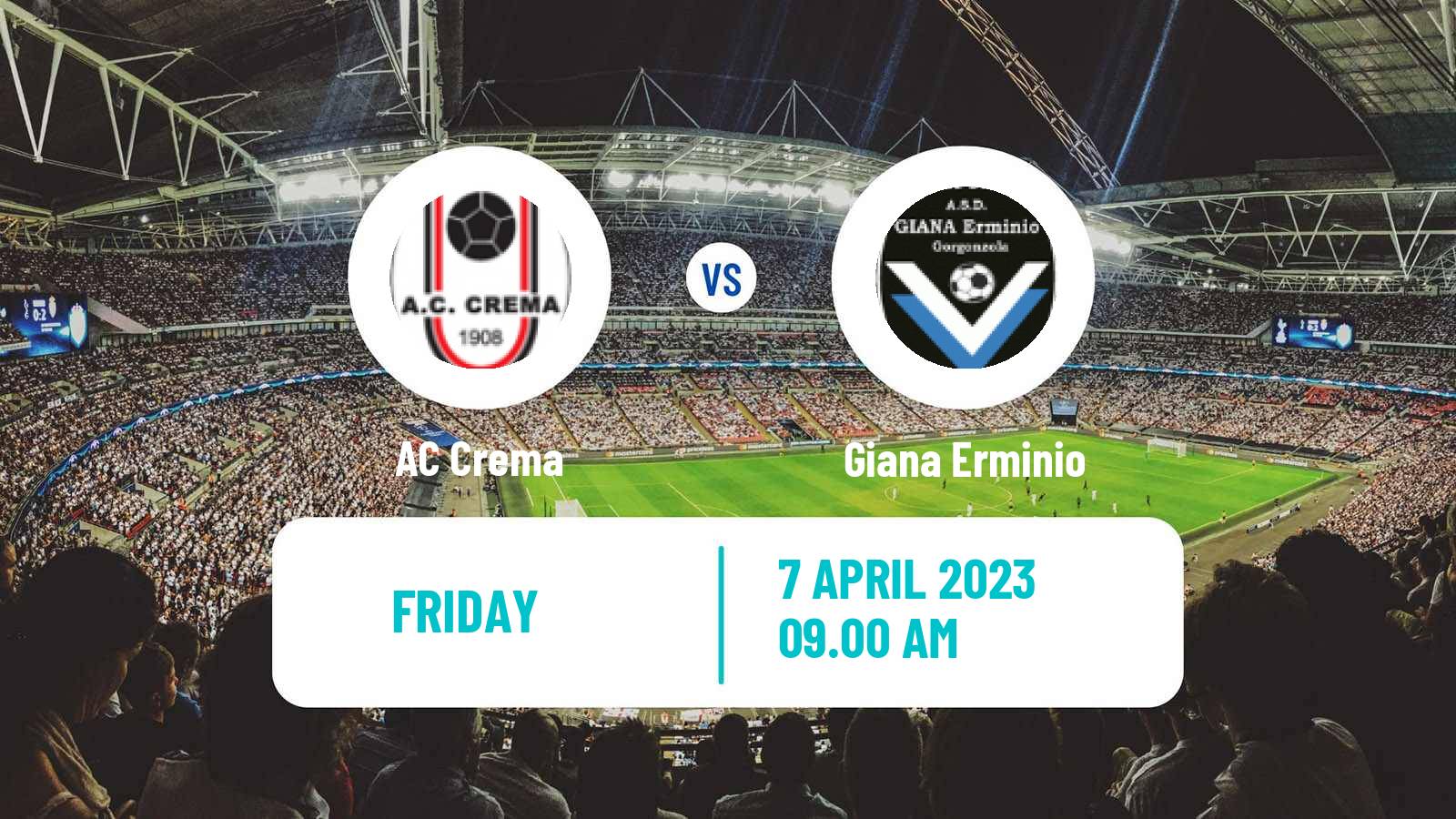 Soccer Italian Serie D - Group D Crema - Giana Erminio