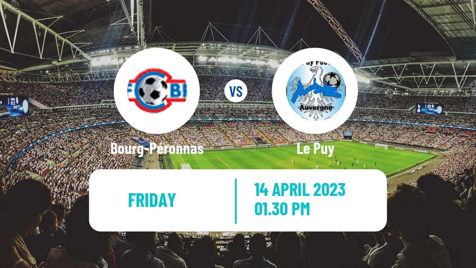Soccer French National League Bourg-Péronnas - Le Puy
