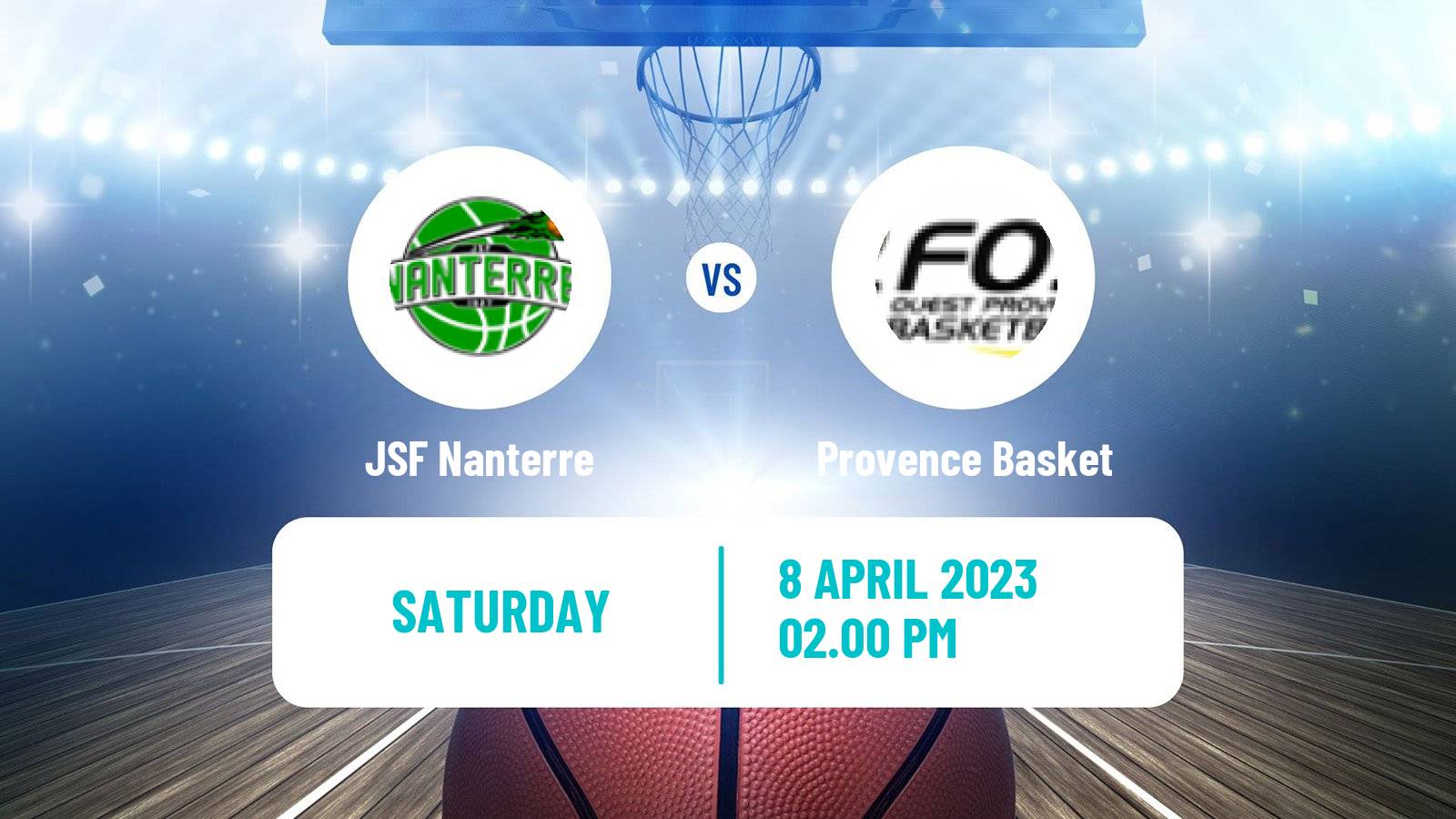 Basketball French LNB Nanterre - Provence Basket