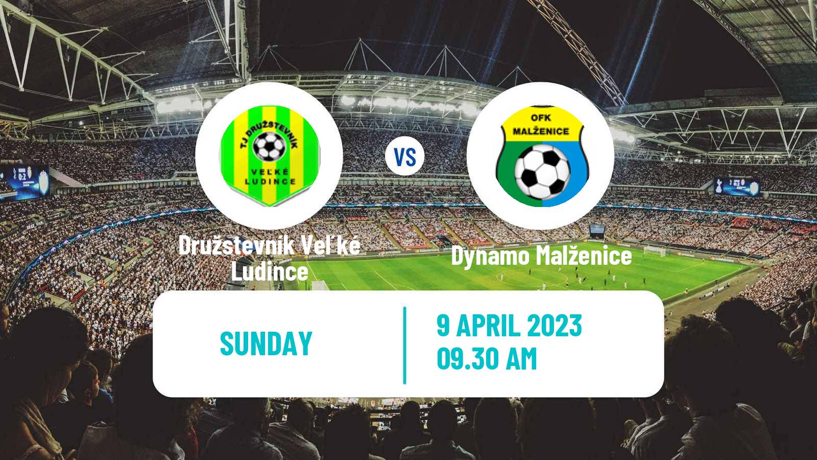 Soccer Slovak 3 Liga West Družstevník Veľké Ludince - Dynamo Malženice