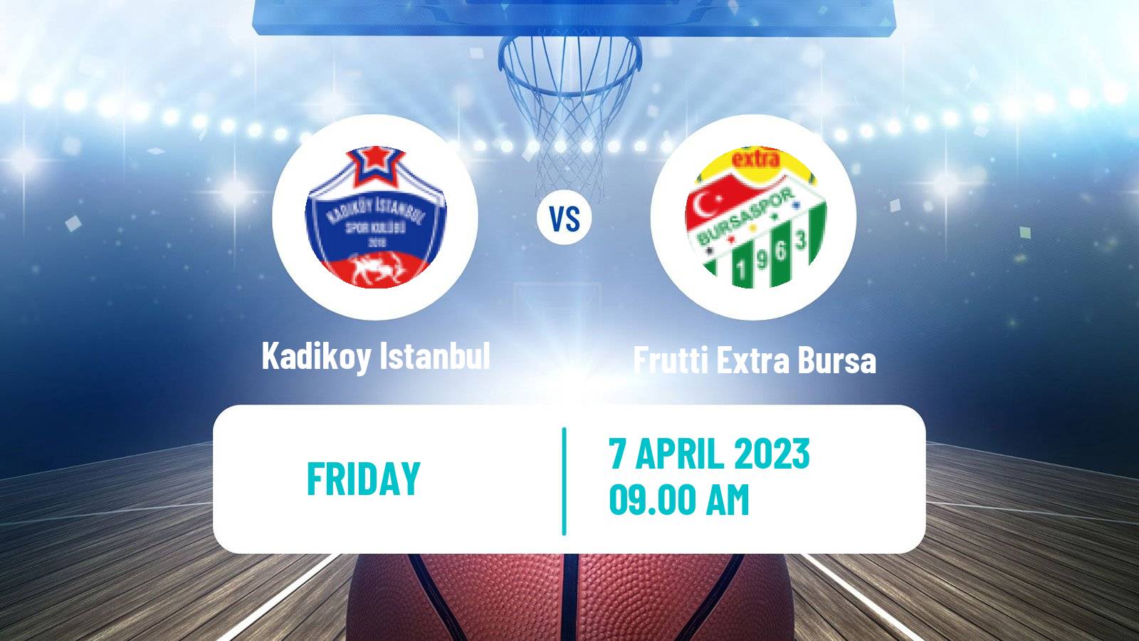 Basketball Turkish TB2L Kadikoy Istanbul - Frutti Extra Bursa