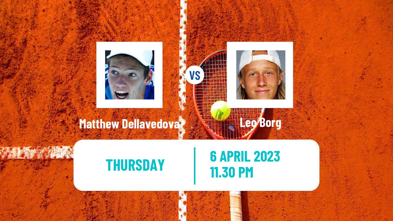 Tennis ITF Tournaments Matthew Dellavedova - Leo Borg