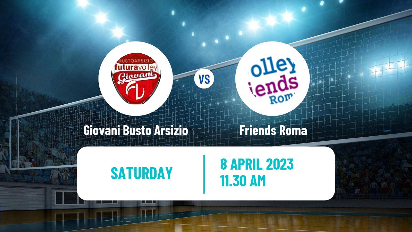 Volleyball Italian Serie A2 Volleyball Women Giovani Busto Arsizio - Friends Roma