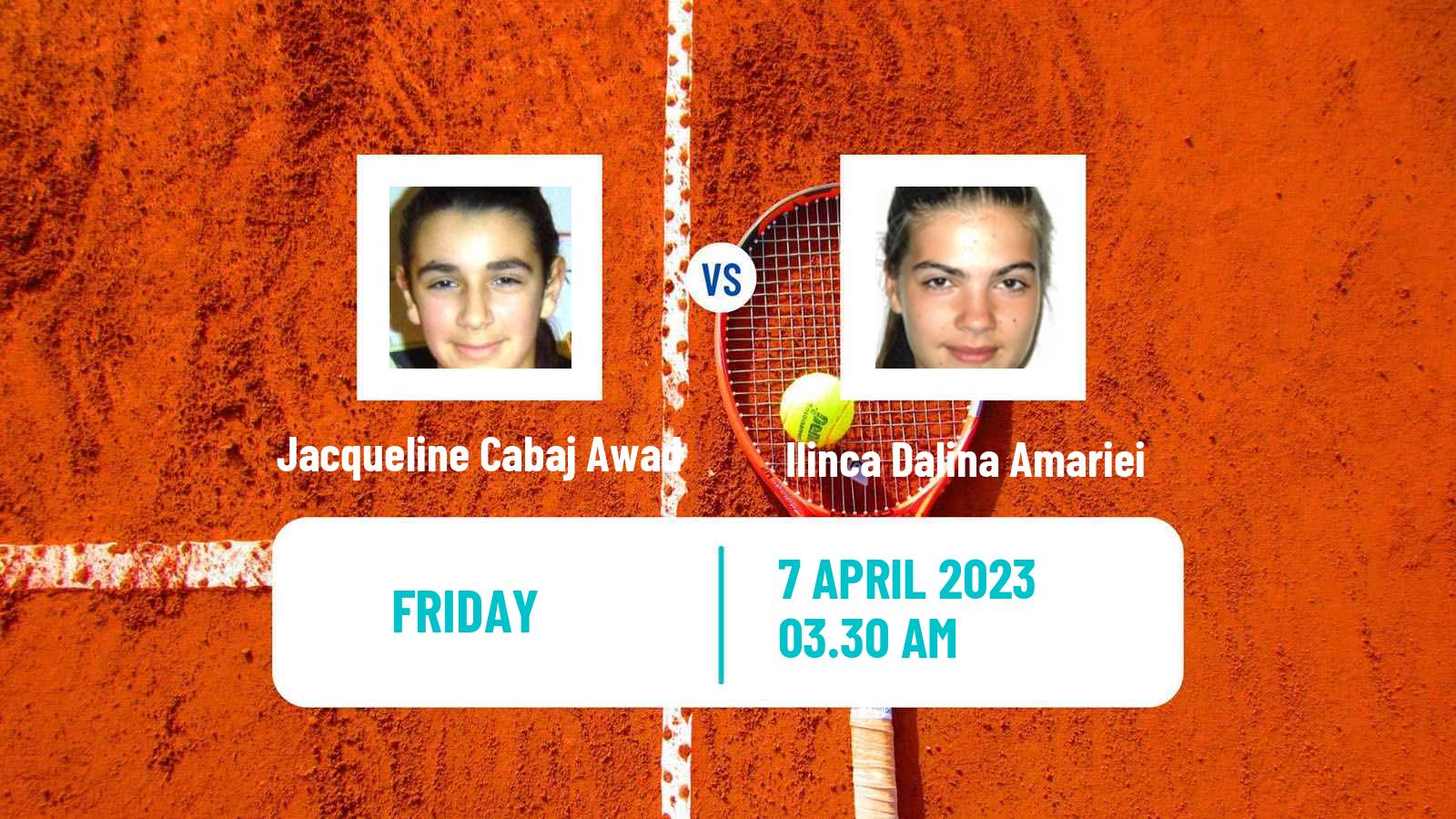 Tennis ITF Tournaments Jacqueline Cabaj Awad - Ilinca Dalina Amariei