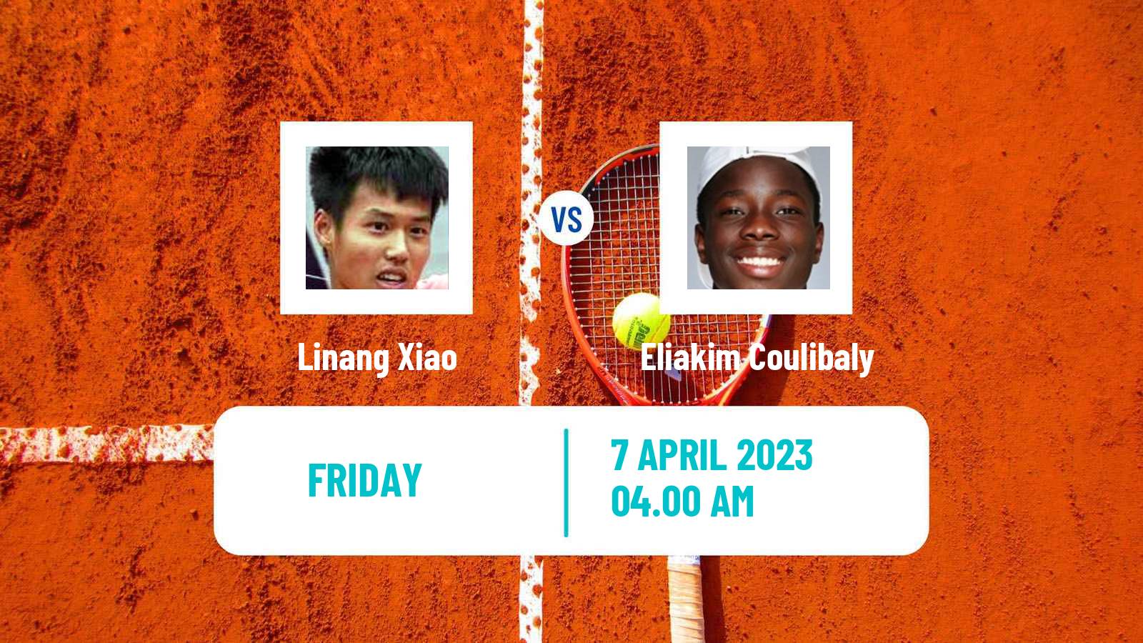 Tennis ITF Tournaments Linang Xiao - Eliakim Coulibaly