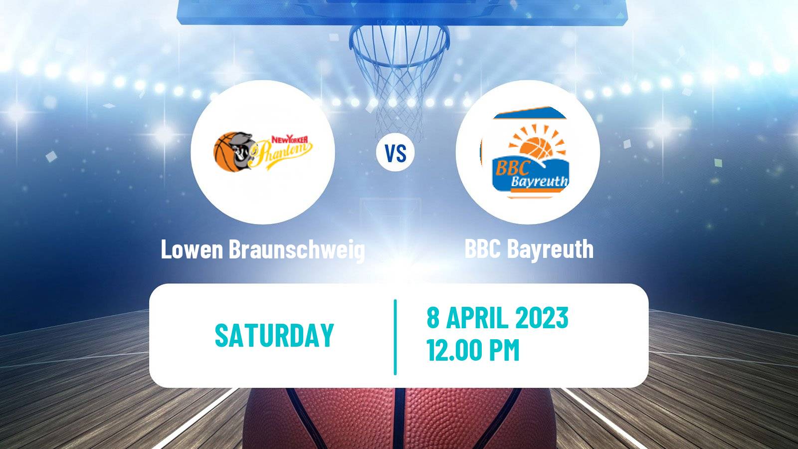 Basketball German BBL Lowen Braunschweig - BBC Bayreuth