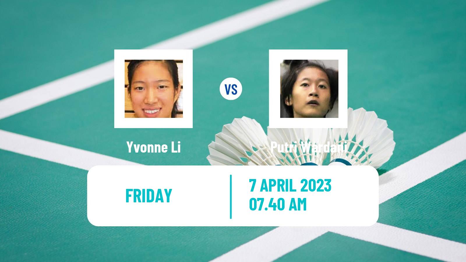 Badminton Badminton Yvonne Li - Putri Wardani
