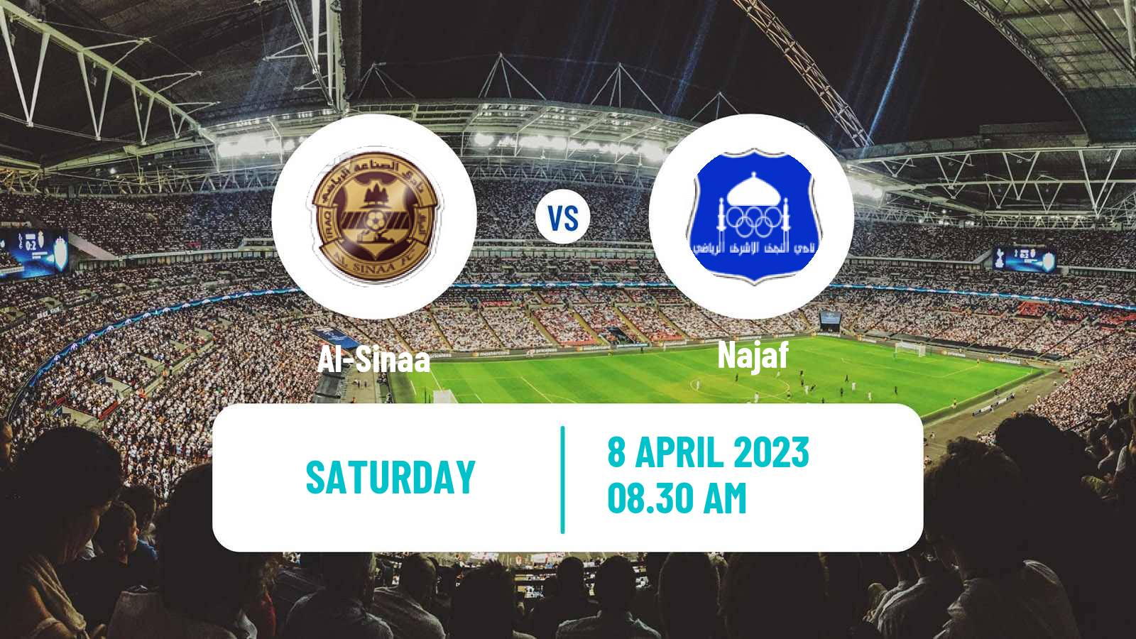 Soccer Iraqi Premier League Al-Sinaa - Najaf