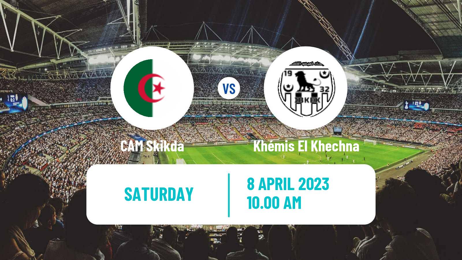 Soccer Algerian Ligue 2 Skikda - Khémis El Khechna