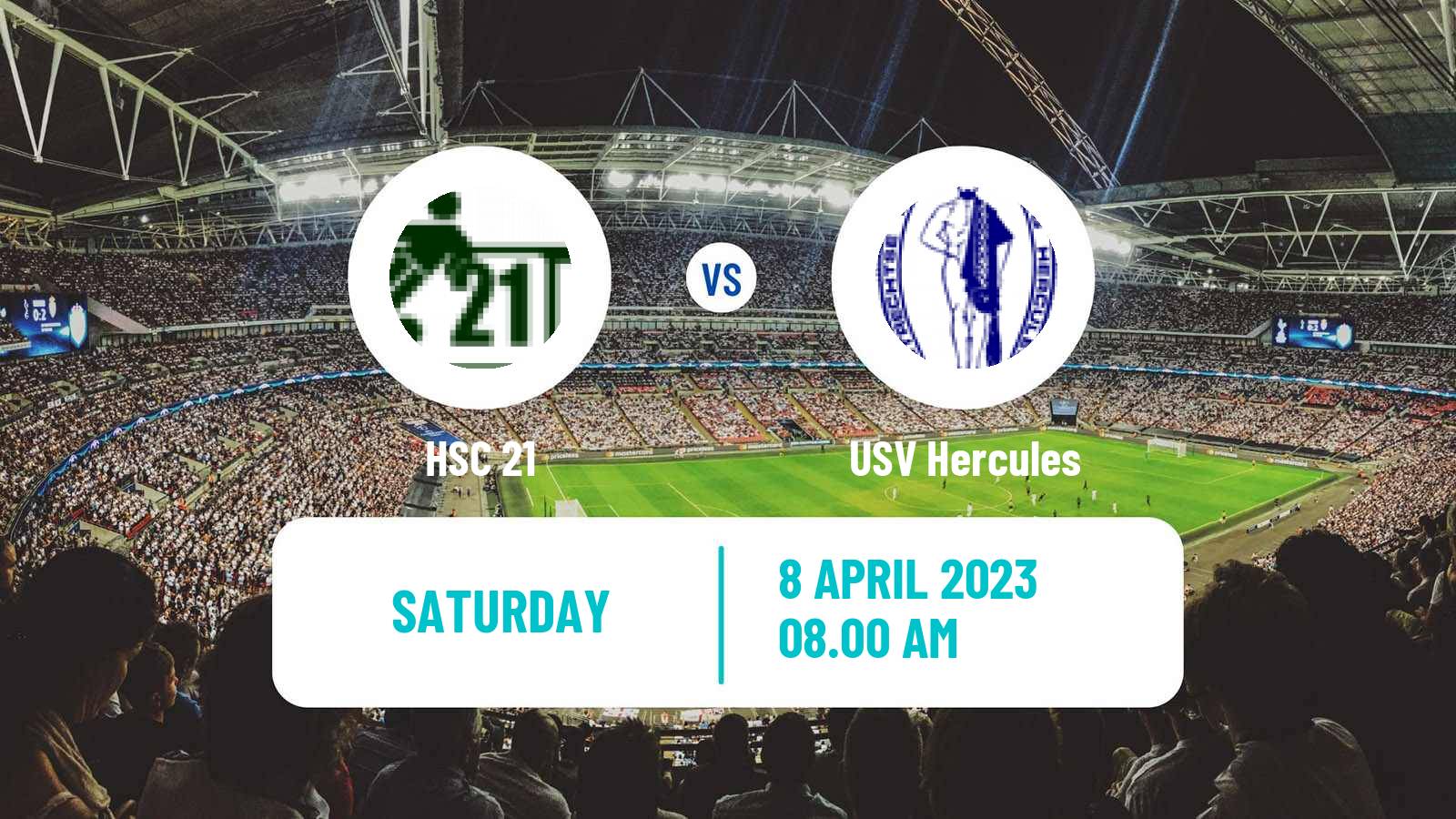 Soccer Dutch Derde Divisie HSC 21 - USV Hercules