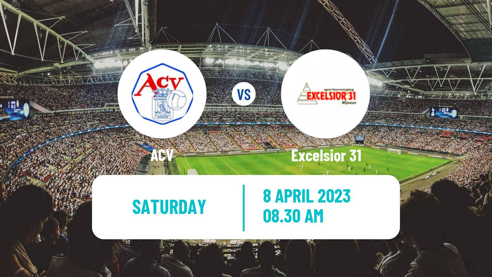 Soccer Dutch Derde Divisie ACV - Excelsior '31