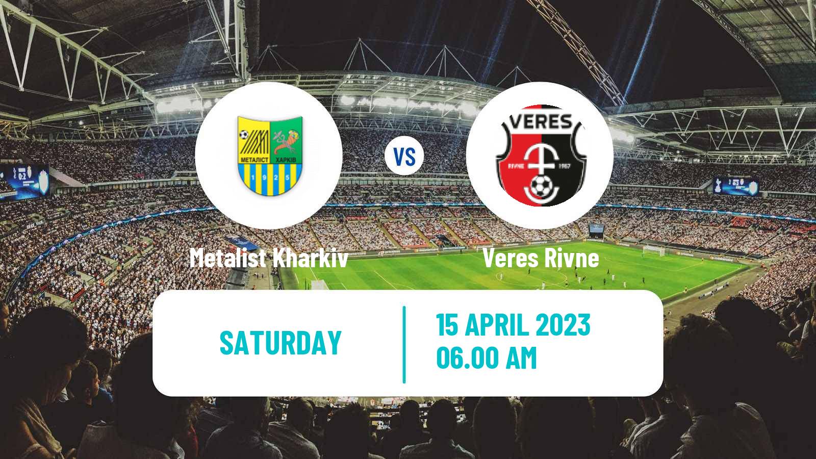 Soccer Ukrainian Premier League Metalist Kharkiv - Veres Rivne