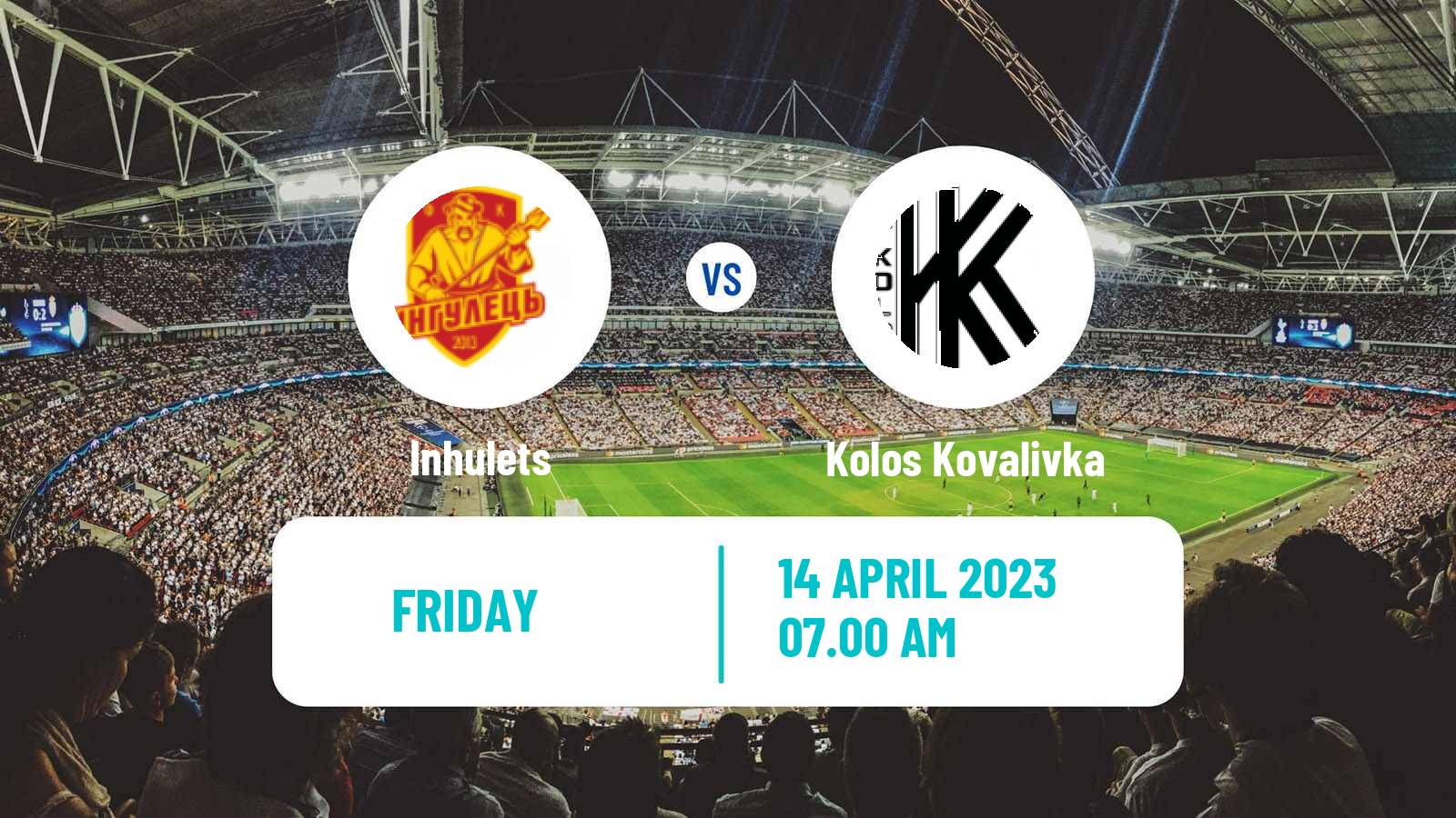 Soccer Ukrainian Premier League Inhulets - Kolos Kovalivka