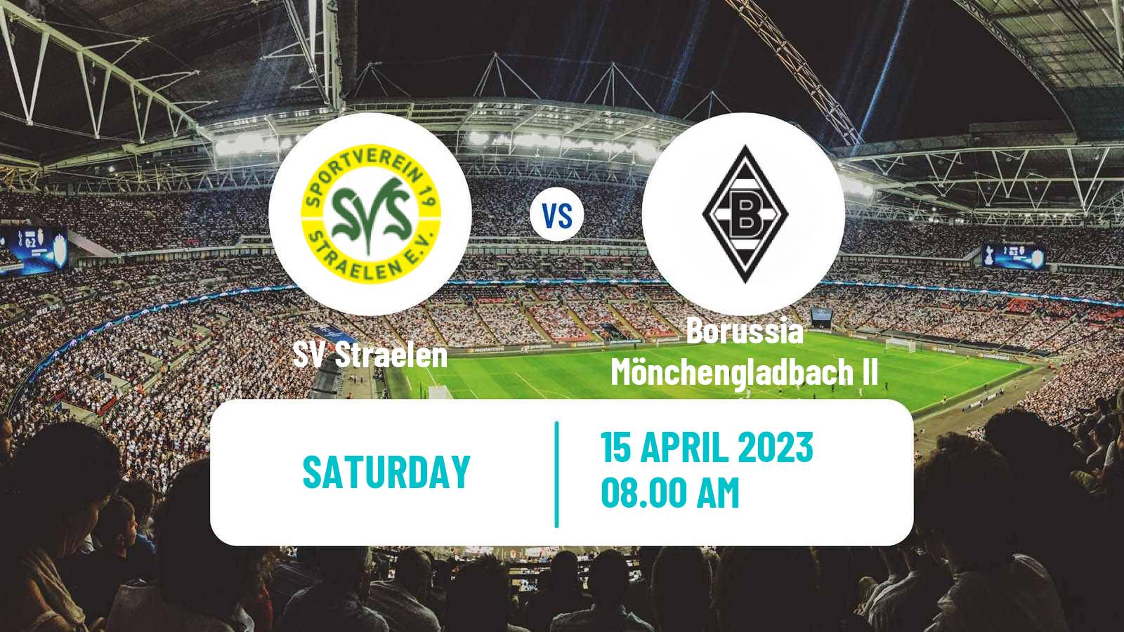 Soccer German Regionalliga West Straelen - Borussia Mönchengladbach II