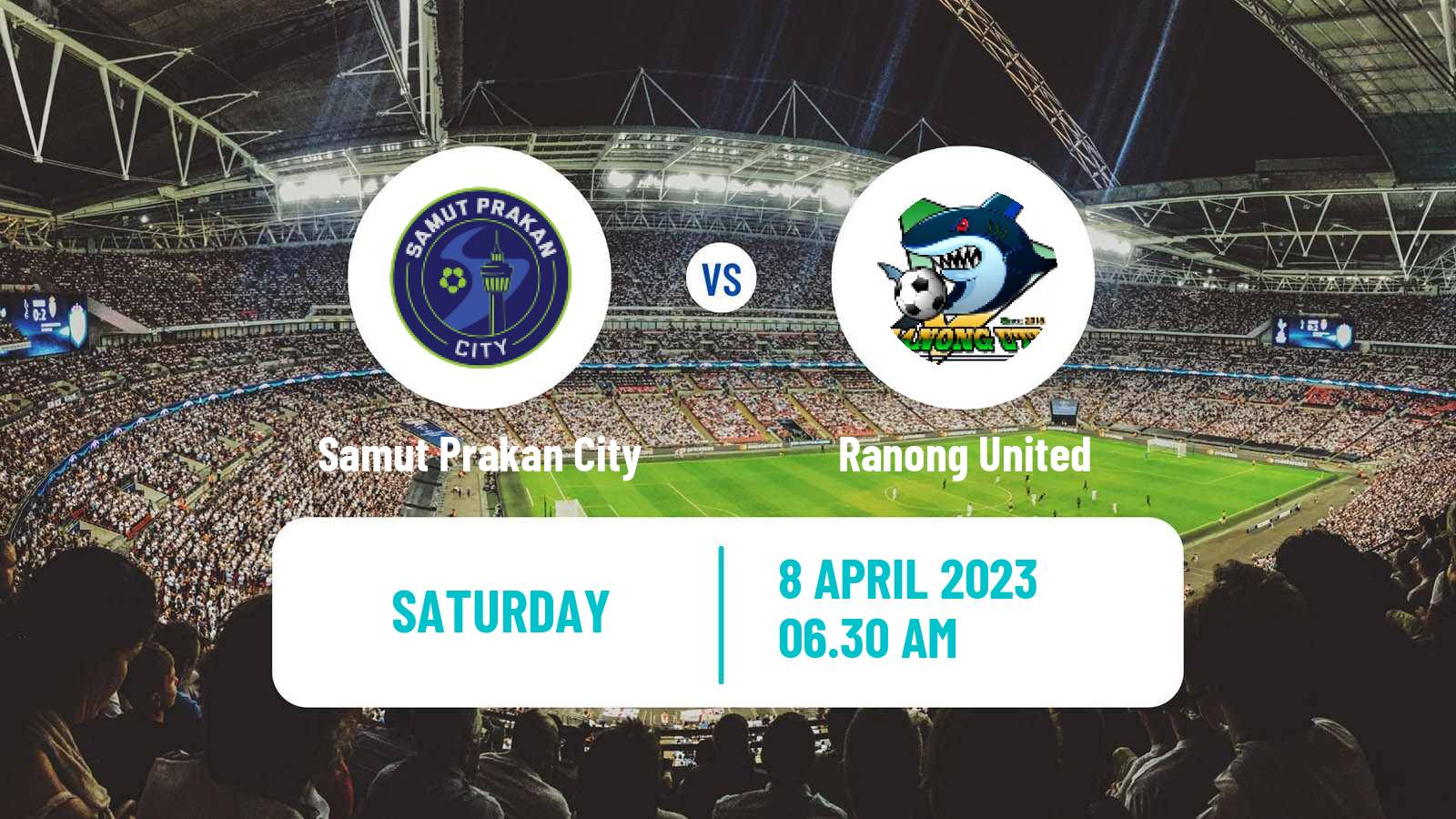 Soccer Thai League 2 Samut Prakan City - Ranong United