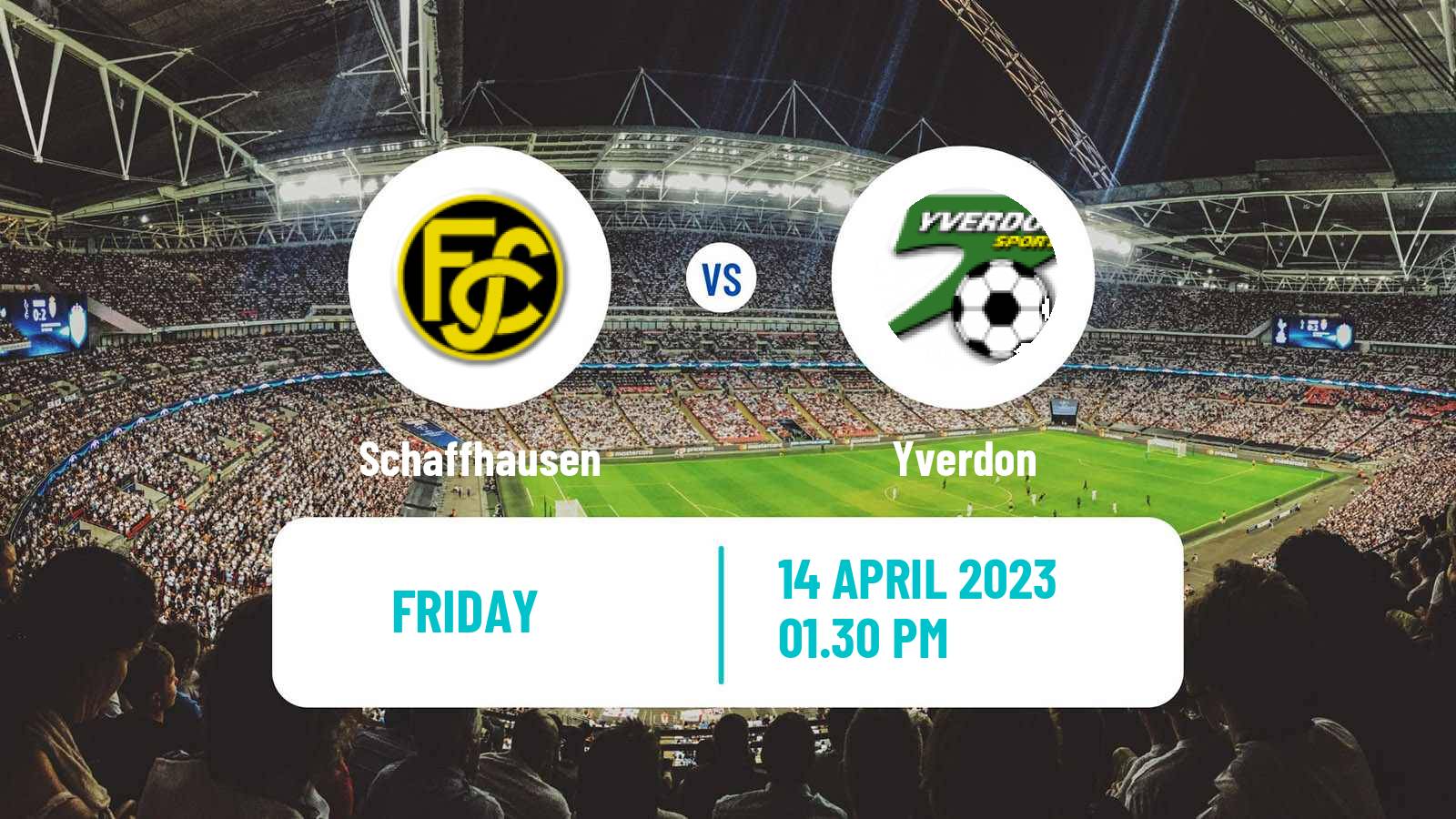 Soccer Swiss Challenge League Schaffhausen - Yverdon
