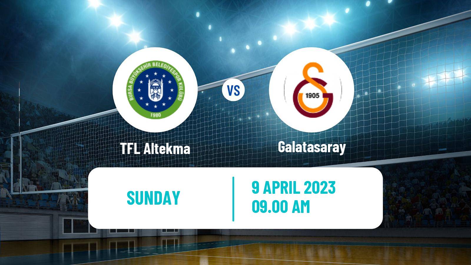 Volleyball Turkish Efeler Ligi Volleyball TFL Altekma - Galatasaray