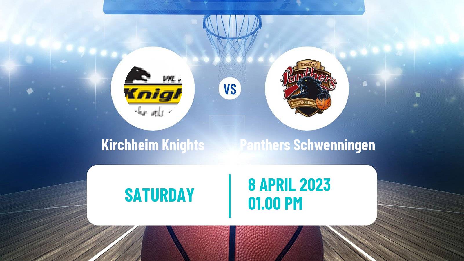 Basketball German Pro A Basketball Kirchheim Knights - Panthers Schwenningen