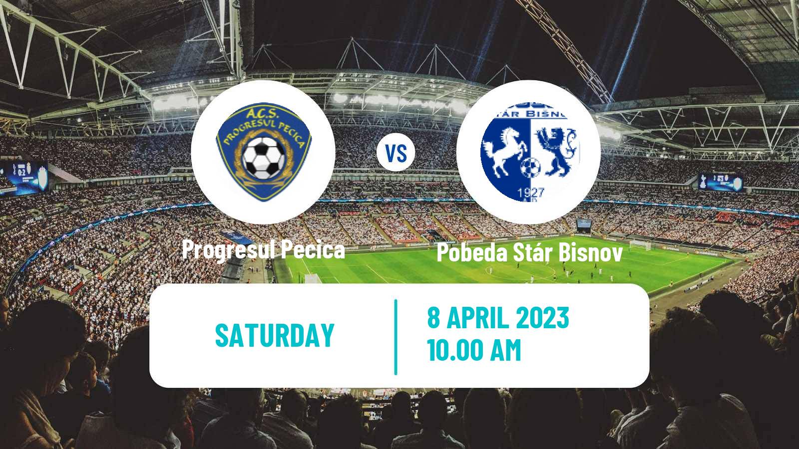 Soccer Romanian Liga 3 - Seria 8 Progresul Pecica - Pobeda Stár Bisnov