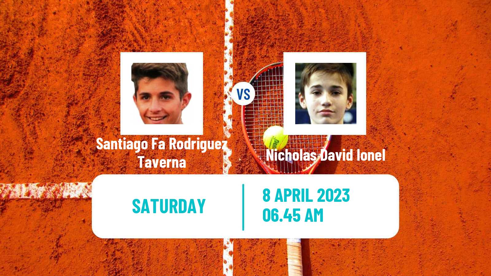 Tennis ATP Challenger Santiago Fa Rodriguez Taverna - Nicholas David Ionel