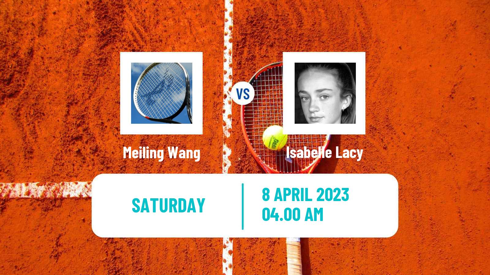 Tennis ITF Tournaments Meiling Wang - Isabelle Lacy