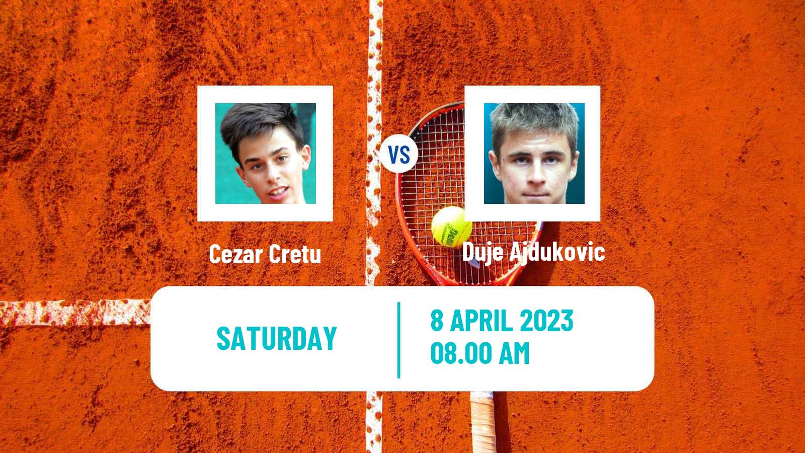 Tennis ITF Tournaments Cezar Cretu - Duje Ajdukovic