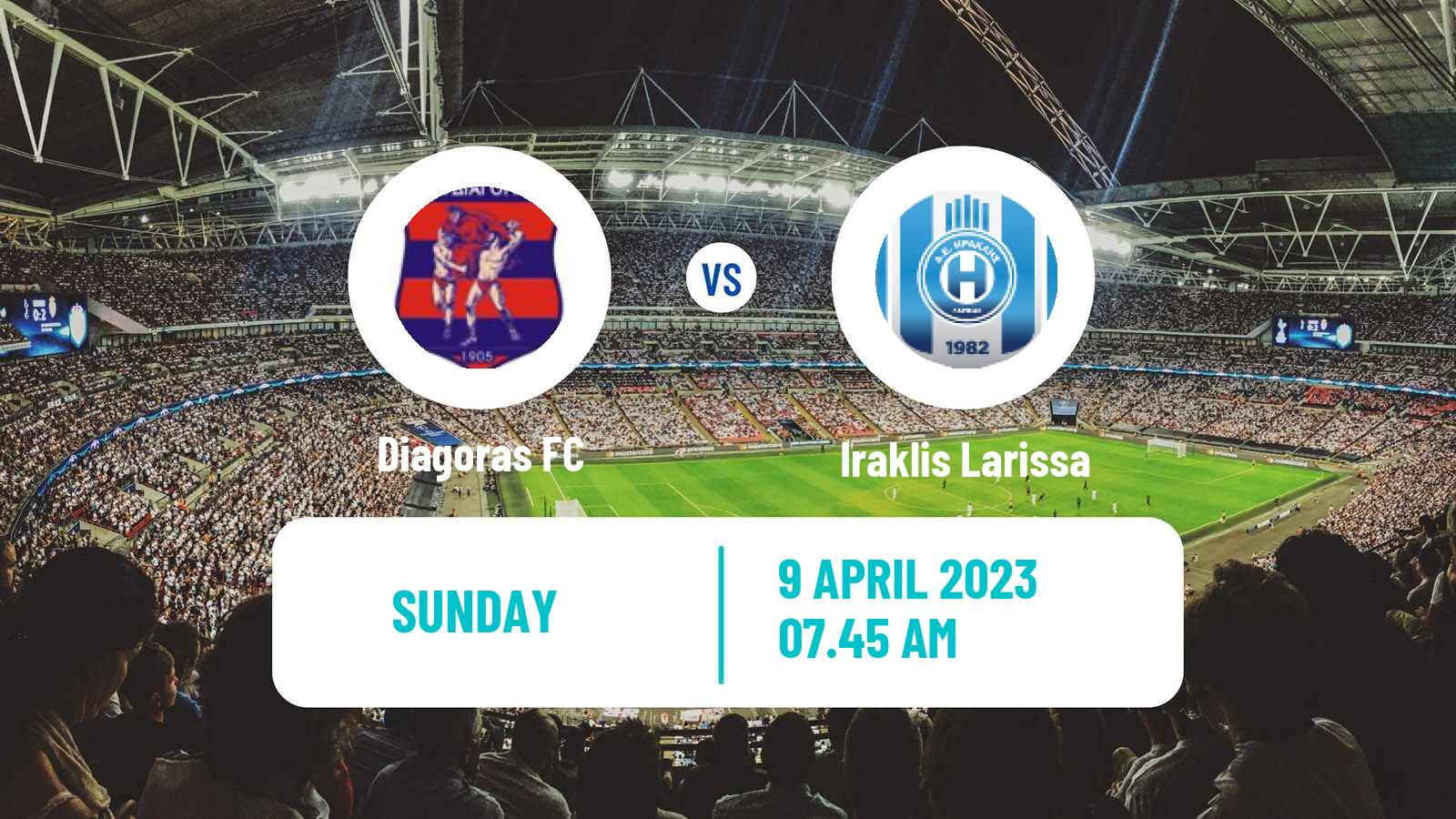 Soccer Greek Super League 2 Diagoras - Iraklis Larissa