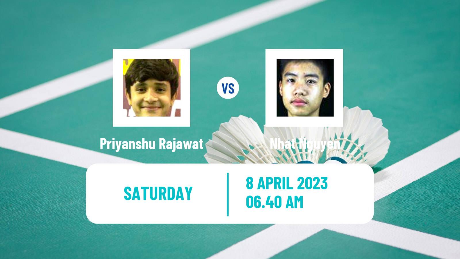 Badminton Badminton Priyanshu Rajawat - Nhat Nguyen