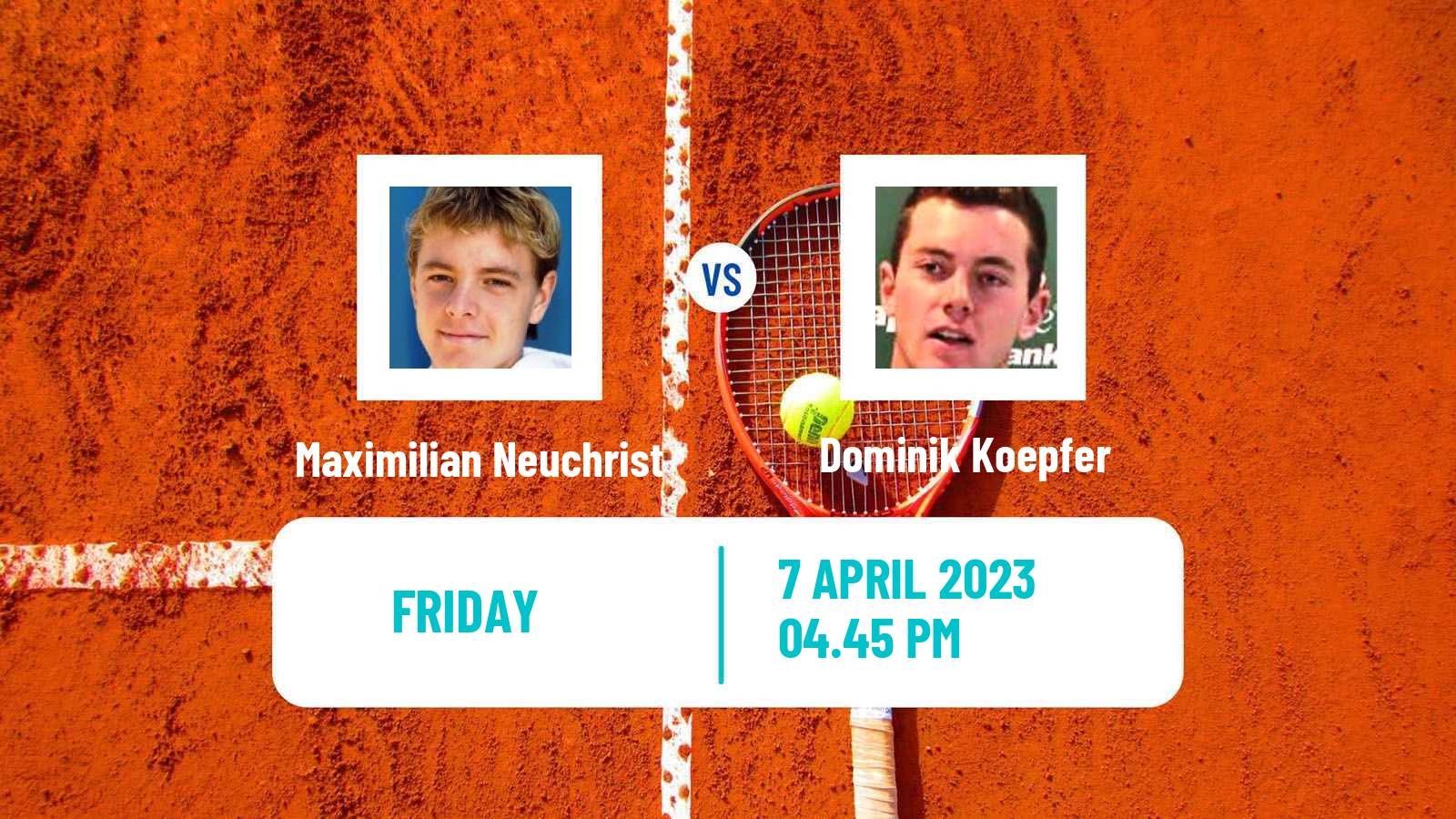 Tennis ATP Challenger Maximilian Neuchrist - Dominik Koepfer