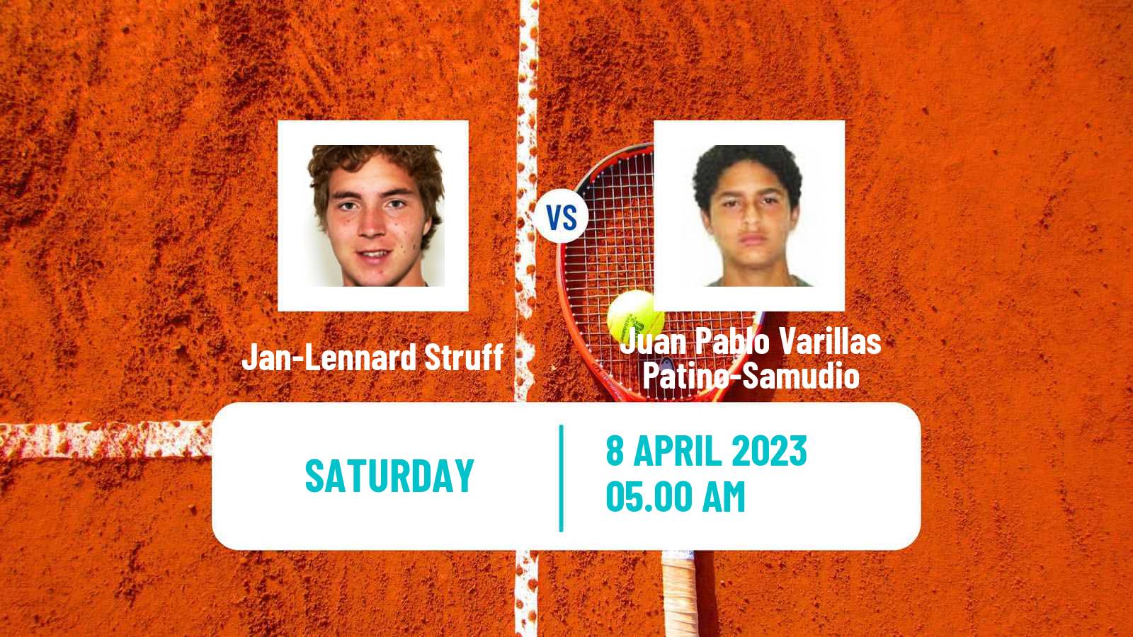 Tennis ATP Monte Carlo Jan-Lennard Struff - Juan Pablo Varillas Patino-Samudio