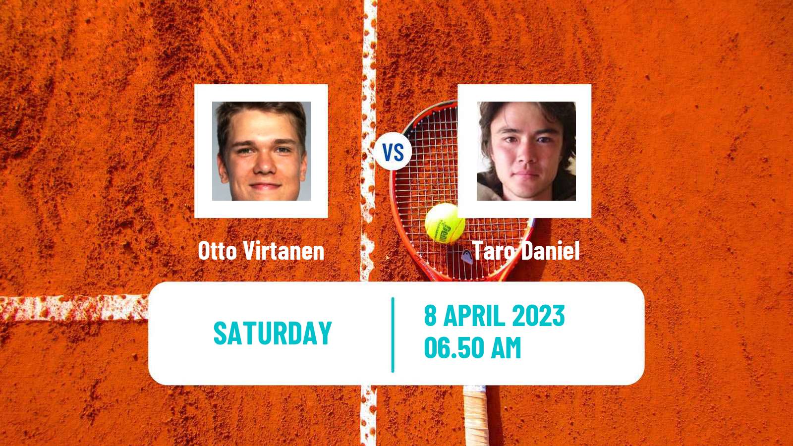 Tennis ATP Monte Carlo Otto Virtanen - Taro Daniel