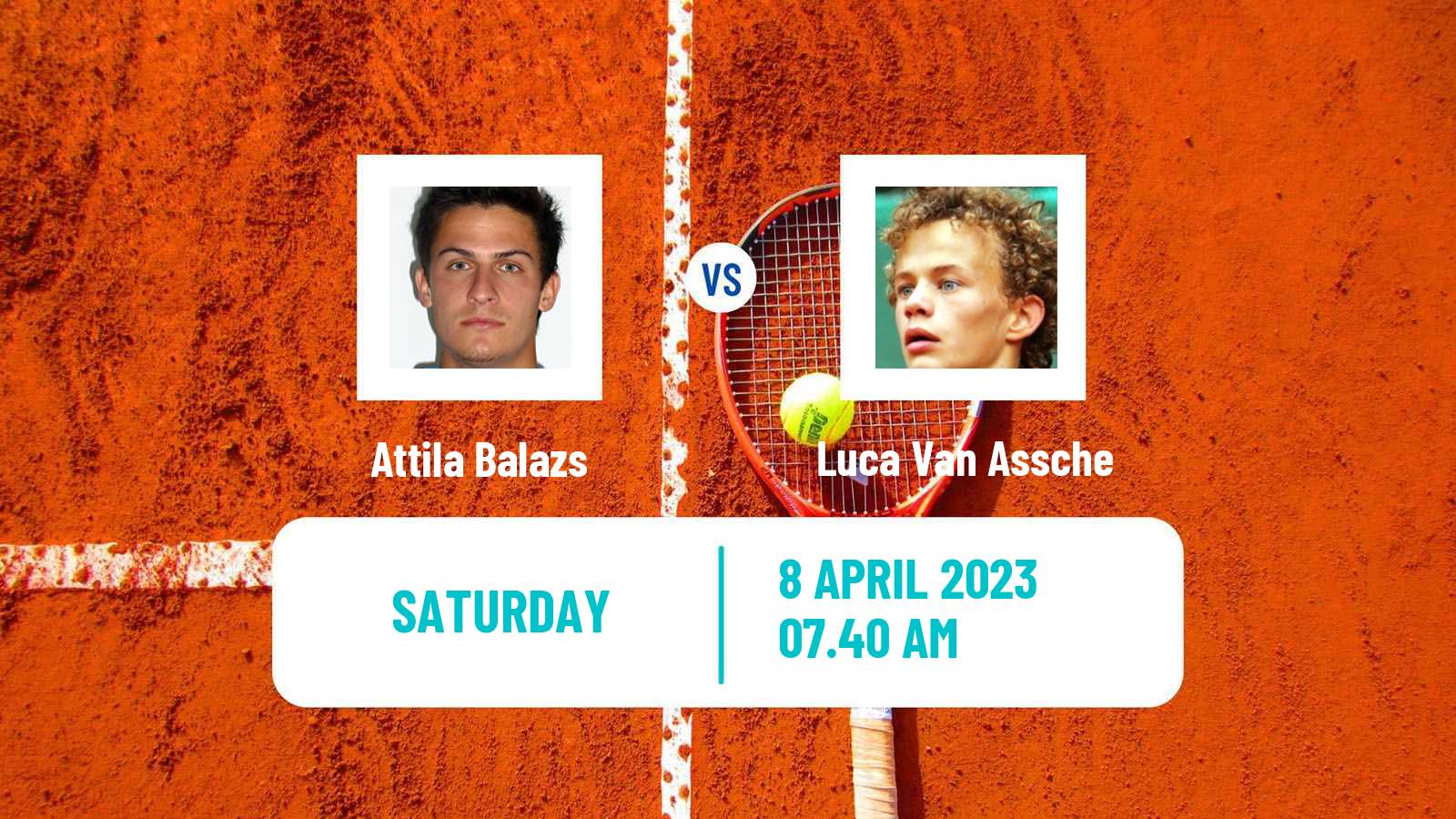 Tennis ATP Monte Carlo Attila Balazs - Luca Van Assche