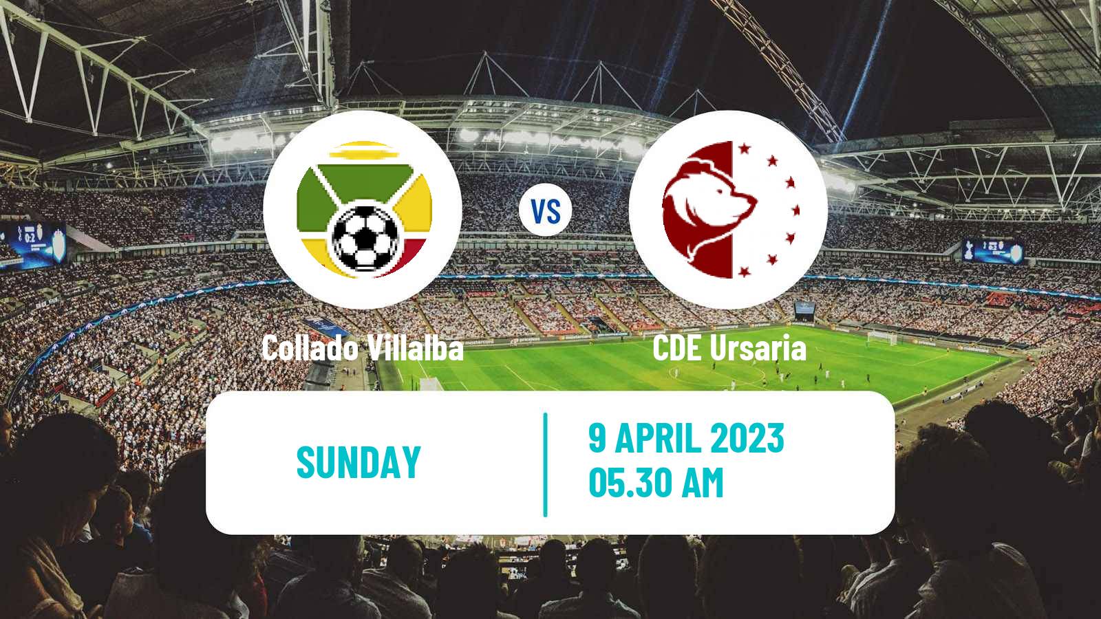 Soccer Spanish Tercera RFEF - Group 7 Collado Villalba - Ursaria