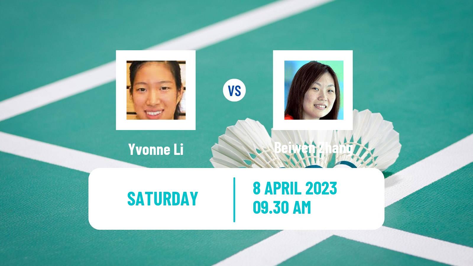 Badminton Badminton Yvonne Li - Beiwen Zhang