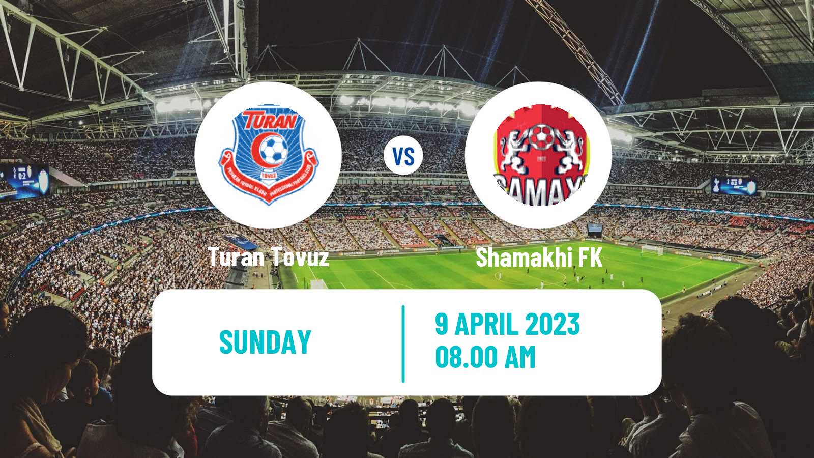 Soccer Azerbaijan Premier League Turan Tovuz - Shamakhi