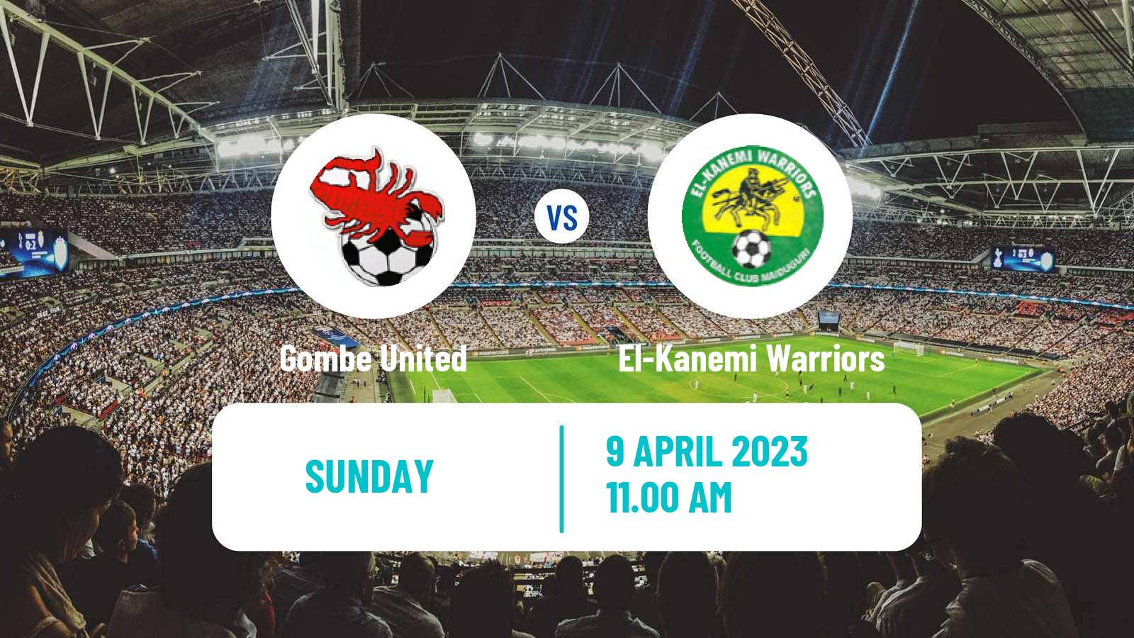 Soccer Nigerian Premier League Gombe United - El-Kanemi Warriors