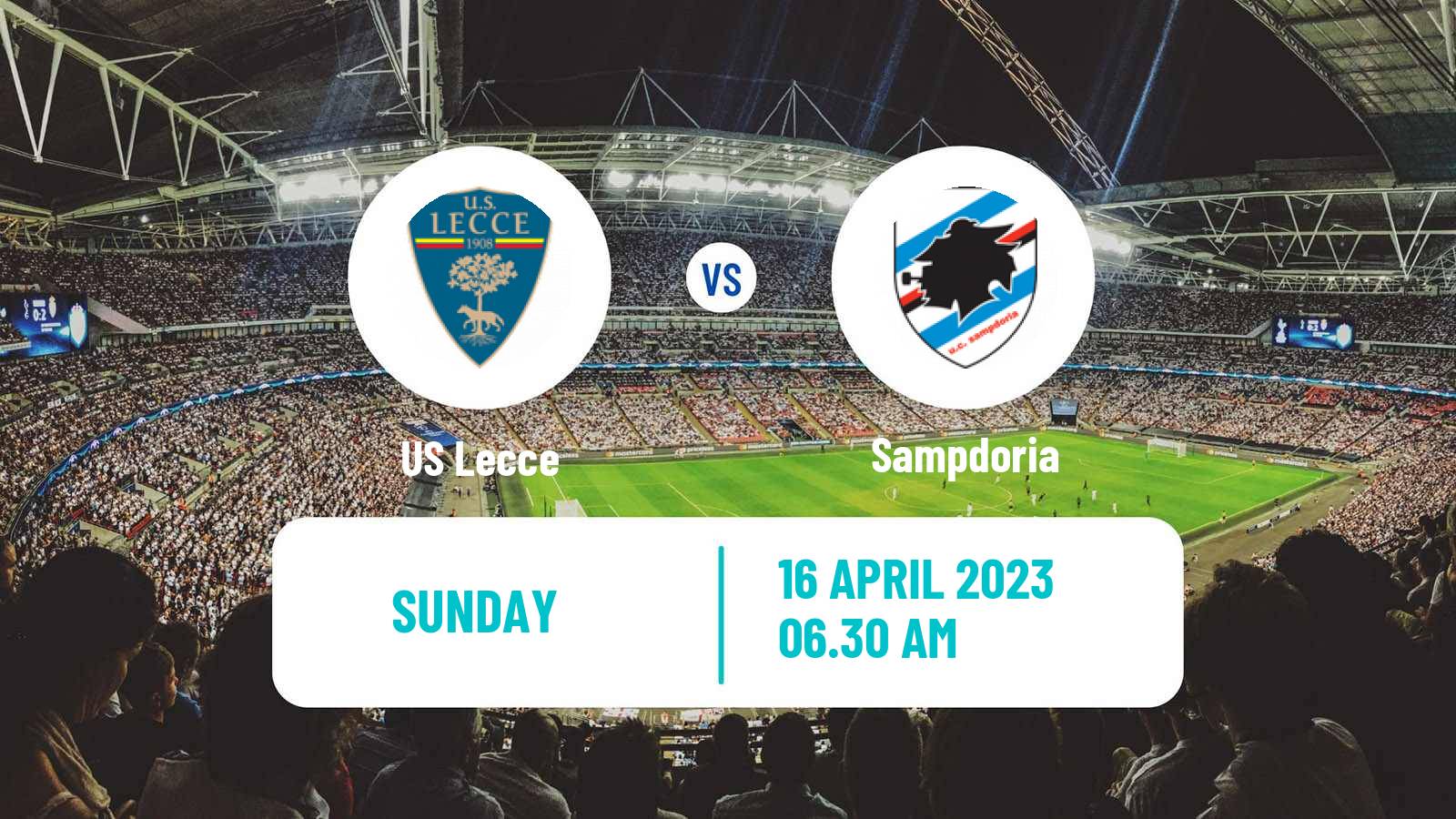 Soccer Italian Serie A Lecce - Sampdoria