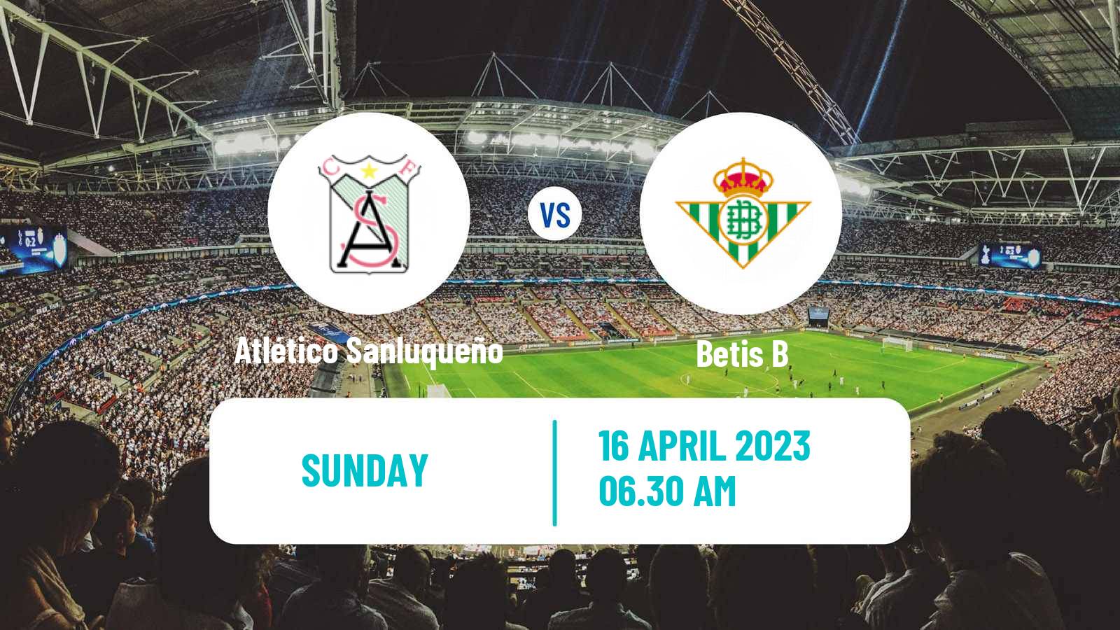 Soccer Spanish Segunda RFEF - Group 4 Atlético Sanluqueño - Betis B