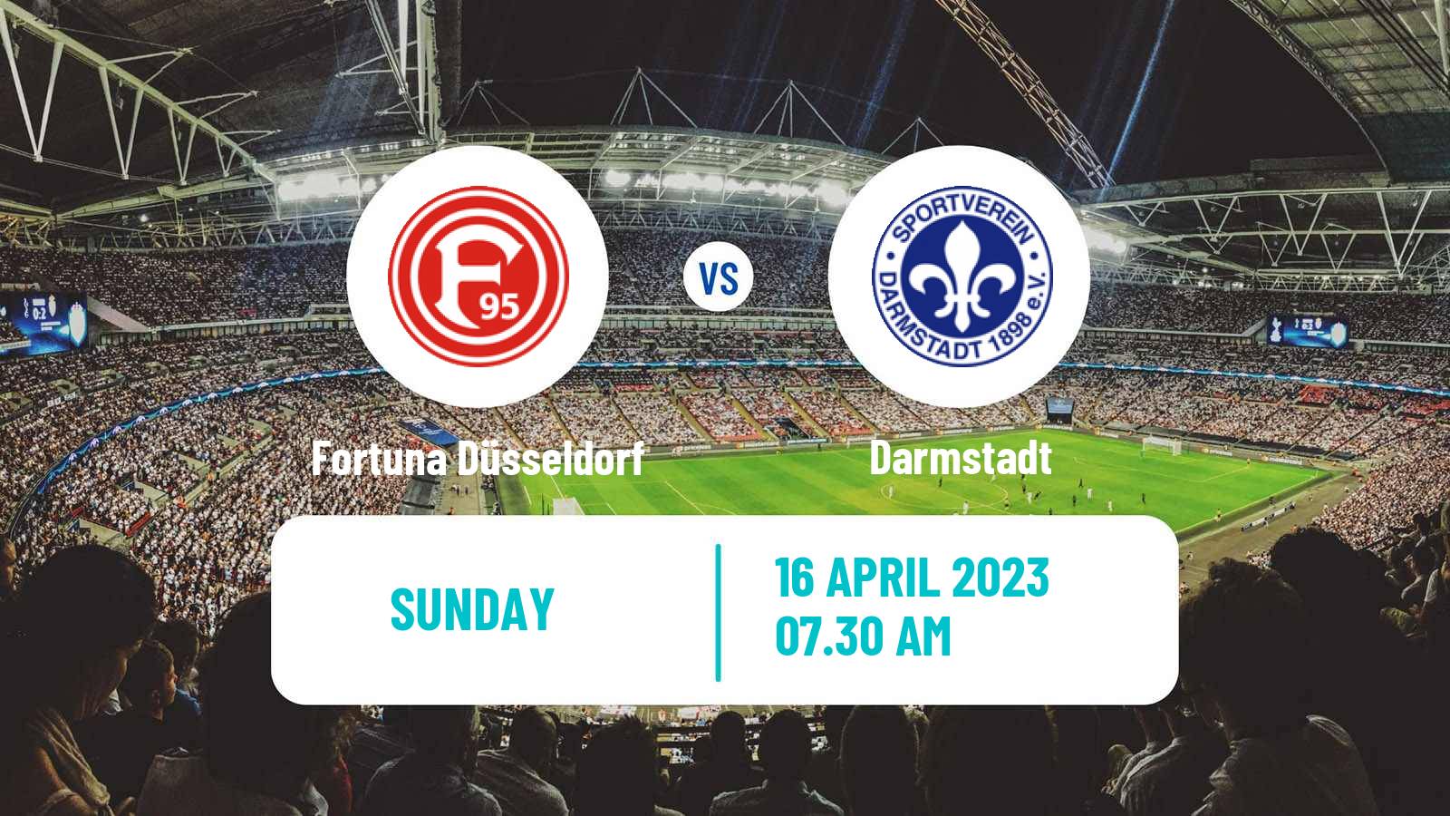 Soccer German 2 Bundesliga Fortuna Düsseldorf - Darmstadt