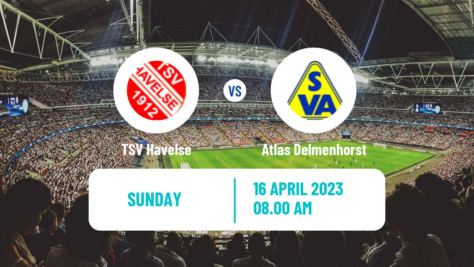 Soccer German Regionalliga North TSV Havelse - Atlas Delmenhorst